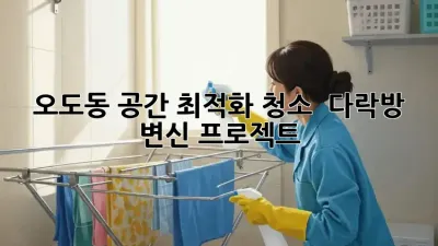 오도동 공간 최적화 청소 ✨ 다락방 변신 프로젝트!